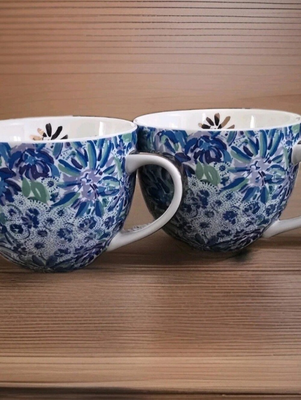 Lilly Pulitzer Hidden Lion Coffee Mugs - Set Of 2